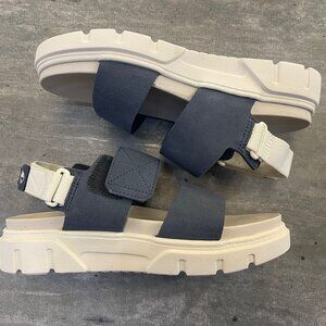 TIMBERLAND WOMEN'S GREYFIELD SANDAL BACKSTRAP SANDAL DARK BLUE SUEDE A2QJA-EP3